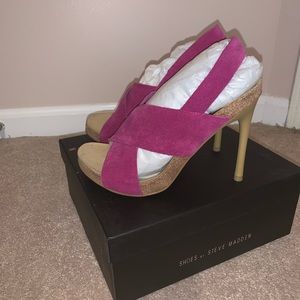Fuchsia Sandals - Steven by Steve Madden